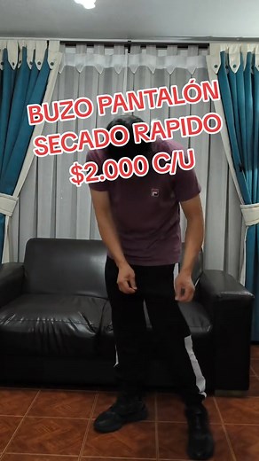 Buzo pantalón secado rápido Colores negro azul marino y ploma con aplicación Tallas M/L XL/XXL $2.000 CADA UNO $24.000 X DOC | Bello Vllo
