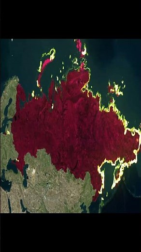 Russian Geography #geographythroughmaps #shorts