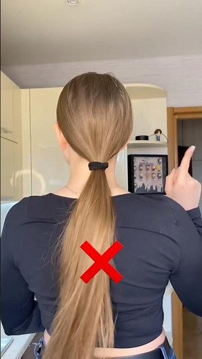 Create a cute hairstyle using just one hair tie😍 #hairstyle #easyhairstyle #hairtutorial