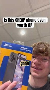 Is this ULTRA CHEAP phone useable? #techtok #smartphone