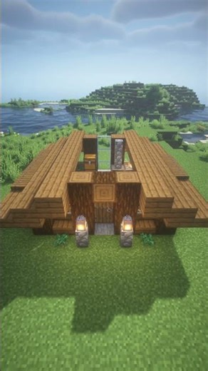 Minecraft 7x7 Cozy Cabin! 🛖 #minecraft #minecraftbuilding