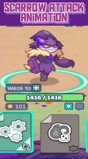 Scarrow Attack Animation in Prodigy! #prodigymathgame #gaming #shorts