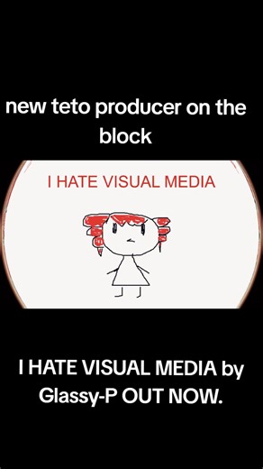 I HATE VISUAL MEDIA //KASANE TETO — OUT NOW!!! #pjsk #teto #kasaneteto #vocaloid #miku #hatsunemiku
