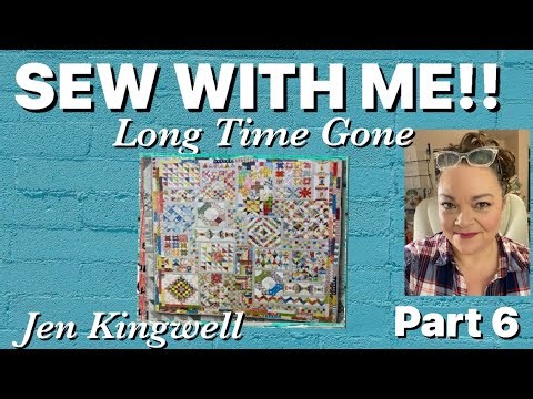 Sew with me! Long Time Gone by Jen Kingwell - Part 6 - UK Crosses Blocks & Jacob’s Latter