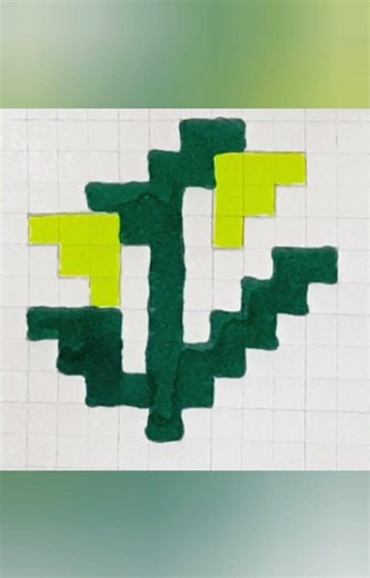 Easy Mini Flowers 🌸 Handmade Pixel Art | Graph Paper Drawing #Shorts