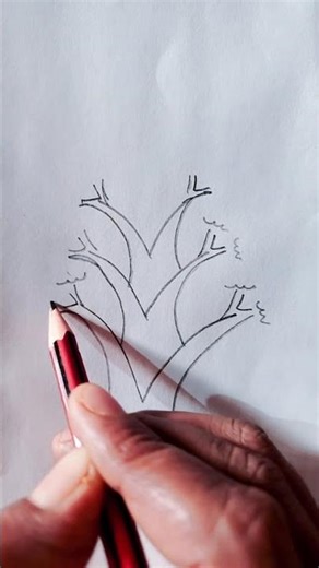 How to Drow a Tree 🌳🌳 Drowning