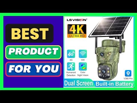 LS VISION 2 Lens 8MP 4G Solar Security Camera