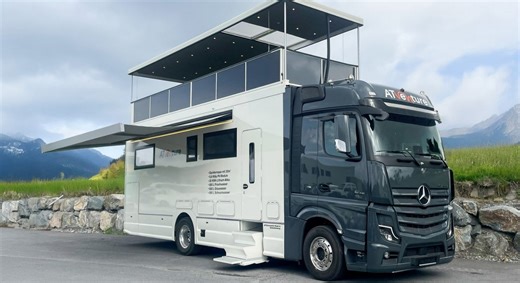 The ATventure 1070 Motorhome Is the Only One in the World with a Roof Terrace