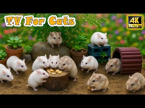 🔴 Interactive Cat TV 📺 Mouse Entertainment Video for Cats 🐭 Fast Boredom Busting For Home Alone Cats