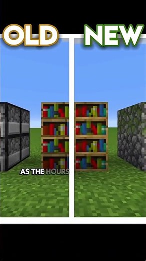 Minecraft: Old texture VS New texture (pt 2) #shorts #minecraft