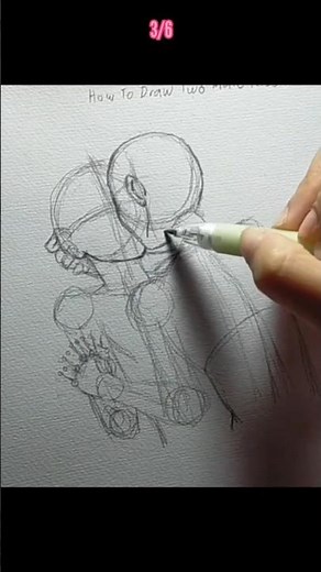 How To Draw Two Male Kiss Yaoi/BL in Poses Part 1 3/6 #kiss #kissposes #yaoi #drawingposes