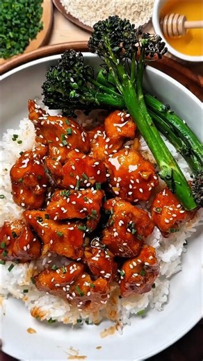 Honey Garlic Chicken Bites 🔥 Crispy, Sticky & Juicy!