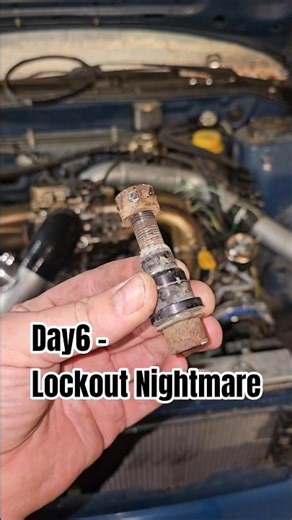 Day 6: Seized Bolts Fought Back — Rear Subframe Lockout Nightmare. Subaru GC8 EJ207 racecar ASMR