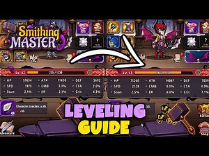 HOW TO LVL UP FAST AND DOES IT WORTH IT? LEVELING GUIDE // SMITHING MASTER