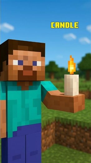 Make Candle in Minecraft! #shorts