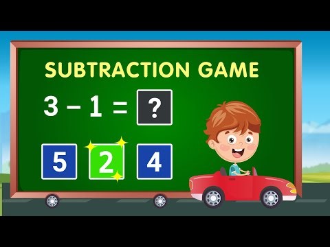 Basic Math Subtraction Quiz for Kids | Learn Elementary Math with Stories