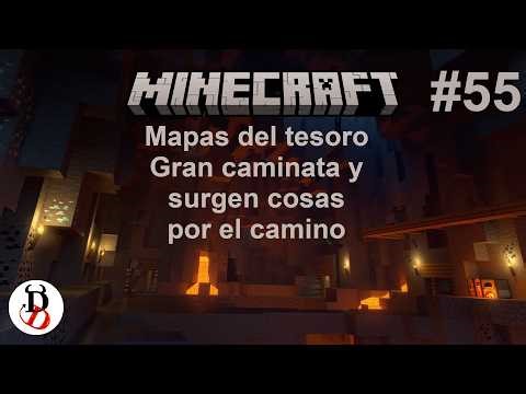 #55 Intentamos explorar los mapas del tesoro / Minecraft the serie