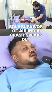 Sole survivor of Air India crash speaks out