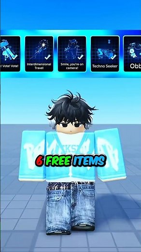 Get 6 FREE Items in Roblox! 🤯🎁