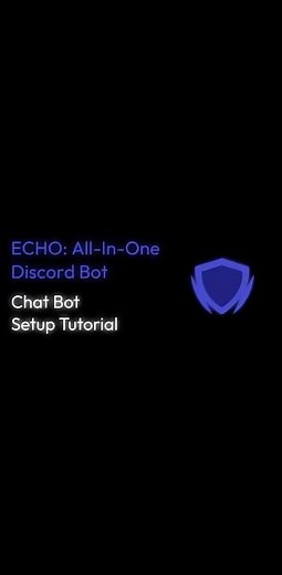 echobots.gg - Chat Bot Setup Tutorial