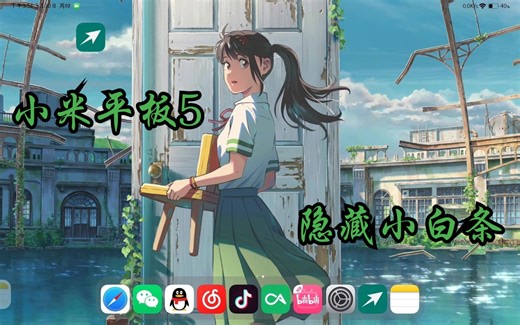 隐藏小白条通用方法，适用于小米平板5/6 Pro MIUI14