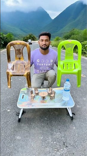 Toys 4 Seater Chair Table Set VS Big Folding Table unboxing 😱