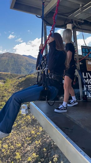 The world’s largest swing. 70 m drop Nevis Swing, Queenstown, New Zealand 🎥 @victoriagus / IG | Best Destinations To Travel