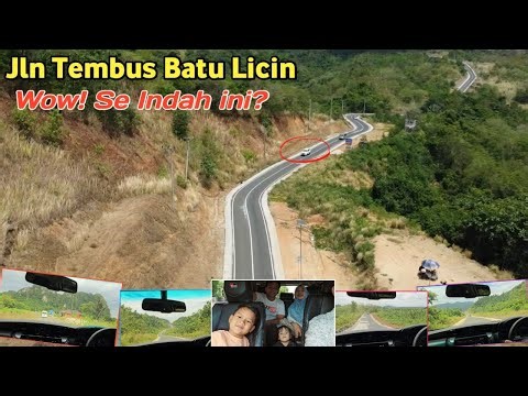 ALTERNATIVE ROAD FROM BANJARBARU TO BATU LICIN AS BEAUTIFUL AS ROADS ABROAD 😱