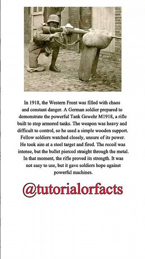 Tank Gewehr M1918 Test 🔥 First Anti-Tank Rifle in Action | WW1 History