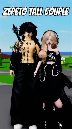 THIS ZEPETO COUPLE ID MAKES YOU TALL IN BROOKHAVEN 😱🔥 #SHORTS