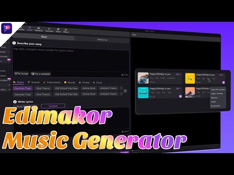 How to Use Edimakor AI Music Generator | Best AI Music Generator in 2026