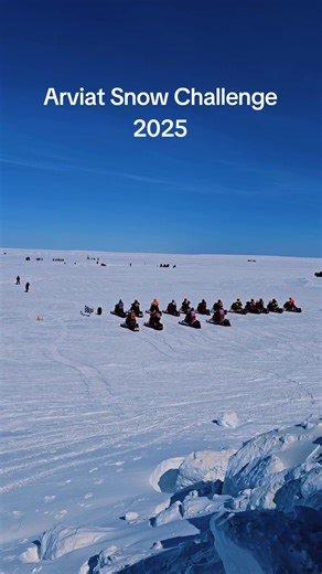 Arviat Snow Challenge 2025: Snowmobile Racing Highlights
