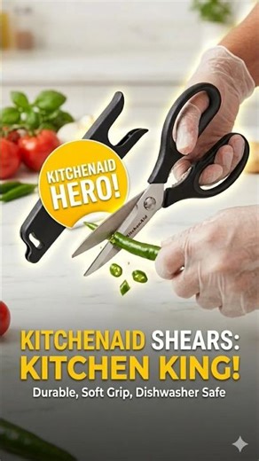 KitchenAid Kitchen Shears Unboxing & Review #amazonfinds #kitchengadgets #⃣