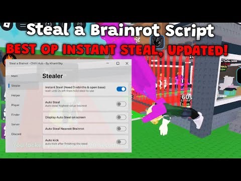 Steal a Brainrot Script *NO KEY* - Working Instant Steal, Anti Steal *PC & MOBILE*
