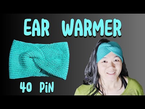 Make Your Own Ear Warmers With This Easy Knitting Machine Tutorial!