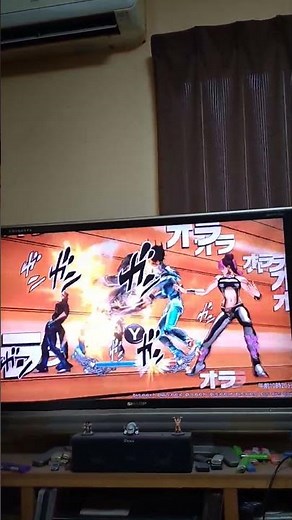 オラオララッシュ(のちの親子ラッシュ)しかし自分が年下だから) #ジョジョの奇妙な冒険オールスターバトルr