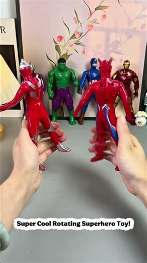 Super Cool Rotating Superhero Toy! #toys