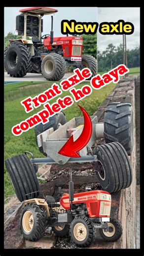 💥New front axle bana diya✅। 💪Swaraj tractor making💪। #homemade #handmade #tractor #rctractor #shorts