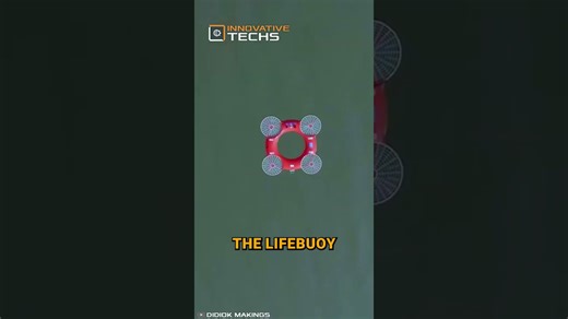 How this flying lifebuoy drone rescues lives in seconds!