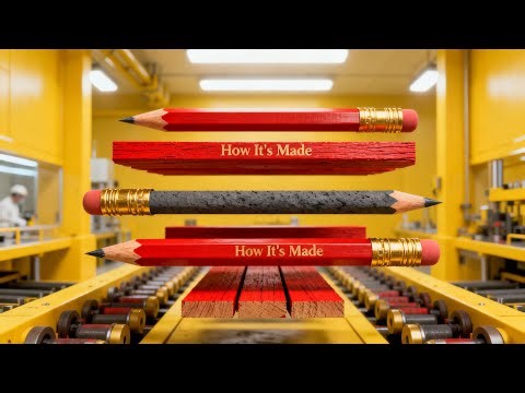 How Pencils Are REALLY Made: The "Sandwich" Secret ✏️🥪| Nextgen Process