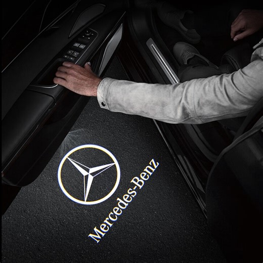 Watch Mercedes-Benz LED Logo Projector Puddle Door Lights on Amazon Live