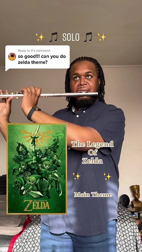 The Legend of Zelda Main Theme on Flute | Nintendo Music