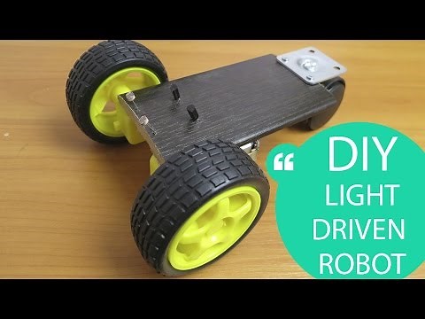 Light Driven Robot/How to make // HomeCraft