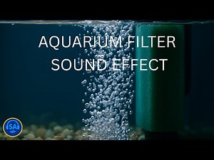 💧 Aquarium Filter Sound Effect – Relaxing Water Bubbling Audio