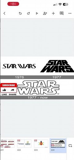 Star Wars Logo History #logo #logohistory
