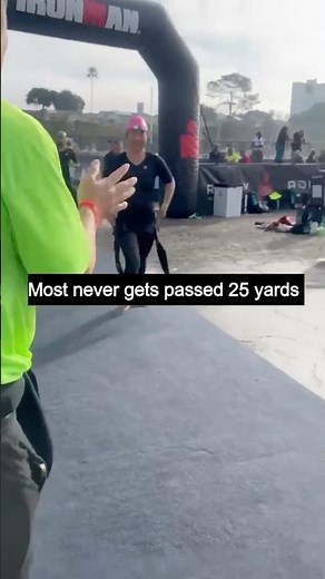 Most aspiring triathletes take months, even years to get past 25 yards.