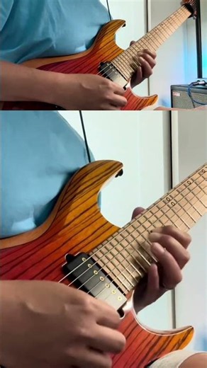 LAYERED RIFF - Lithiums cutting through the mix…Kiesel A2 #kiesel #guitar #lithium