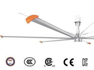 [Hot Item] Large Hvls Industrial Ceiling Fan, Dairy Farm Equipment Warehouse Ventilation