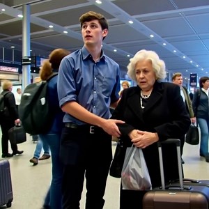 My grandma spent $30,000 to join our family’s Europe trip. But at the airport, my dad said, “I forgot your ticket—just go home.” The way everyone avoided her eyes told me it wasn’t an accident. I stayed with her. Three weeks later, my parents came back—and the whole family froze, like they were holding their breath, when they saw me standing beside a man. Because… --- That morning at the airport had started out so normal it almost felt harmless—the steady rattle of suitcase wheels, the burnt-cof