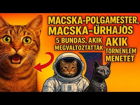 Macska-polgármester, Macska-űrhajós: 5 bundás, akik megváltoztatták a történelem menetét.